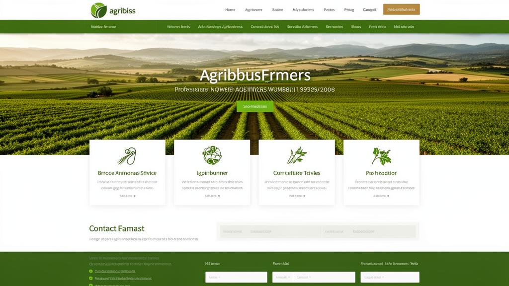 Página de Vendas – Agronegócio